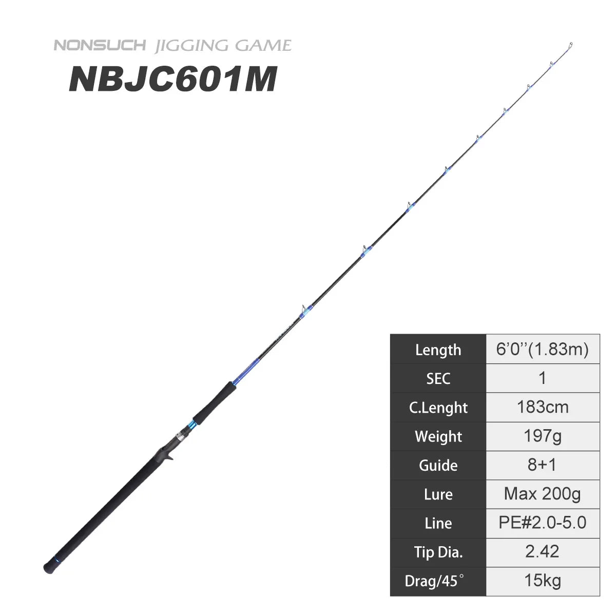 Jigging Game Fishing Rod