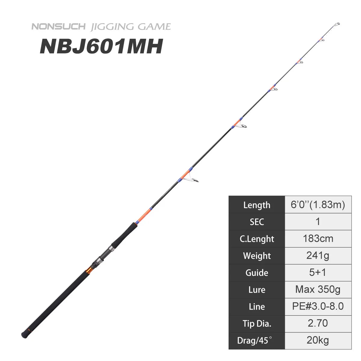 Jigging Game Fishing Rod