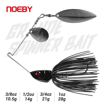 Spinnerbait 10.5g-28g Double Willow Blade for Bass Fishing