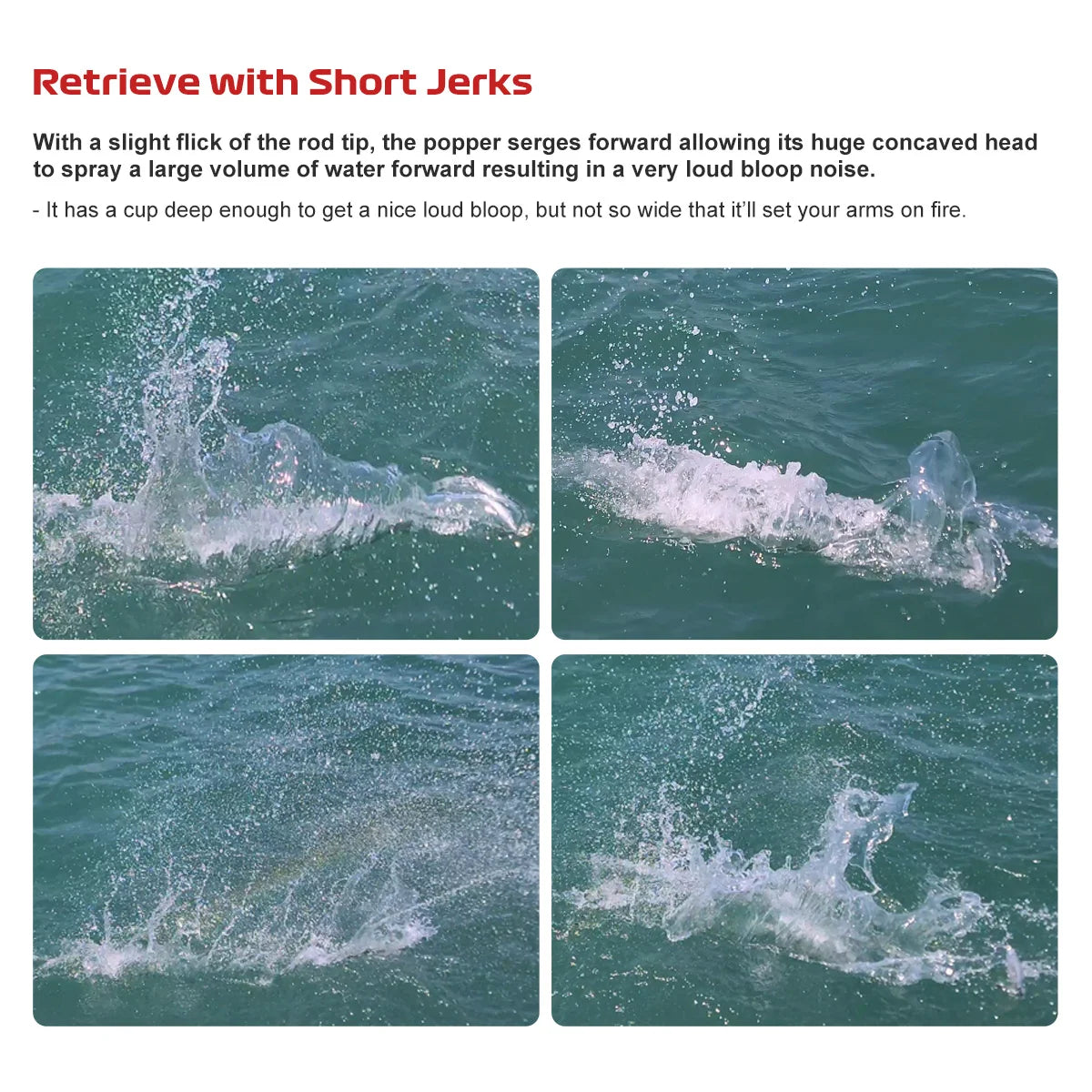 Popper Lure 140mm 60g-180mm 117g for Saltwater Fishing