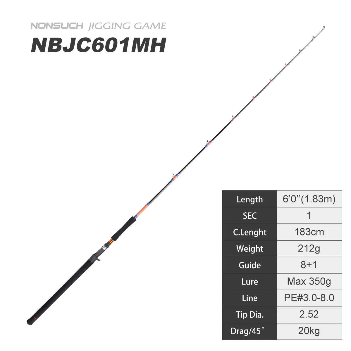 Jigging Game Fishing Rod