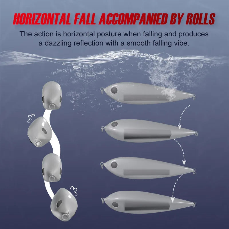 80mm 21g Sinking Pencil Lure for Bass Fishing