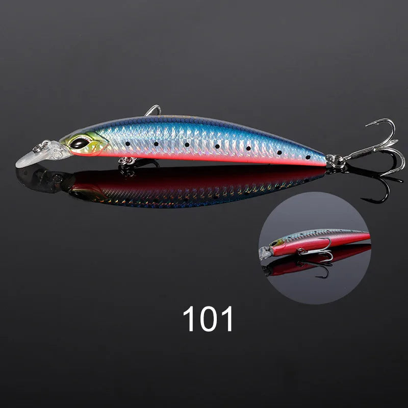 Sinking Minnow Lure 110mm 19g for Long Casting Saltwater Fishing