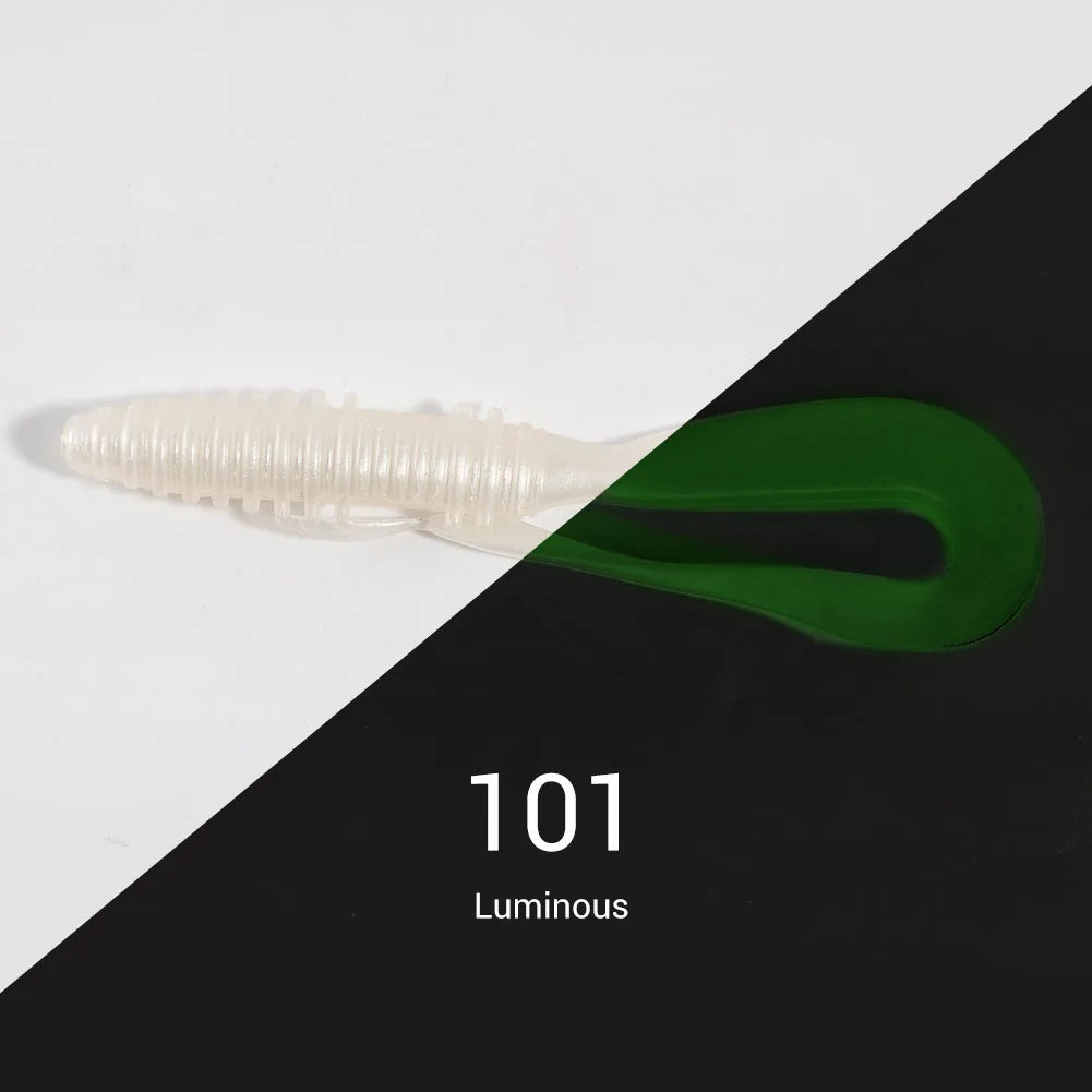 Soft Silicone Lures 6cm-14cm Special Tail Worm Swimbaits for Crap and Bass Fishing