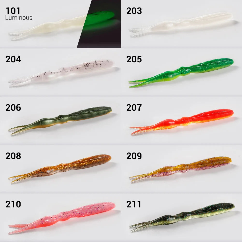 Silicone Soft Chunk Jig Trailer 14cm 11.5g for Bass and Pike