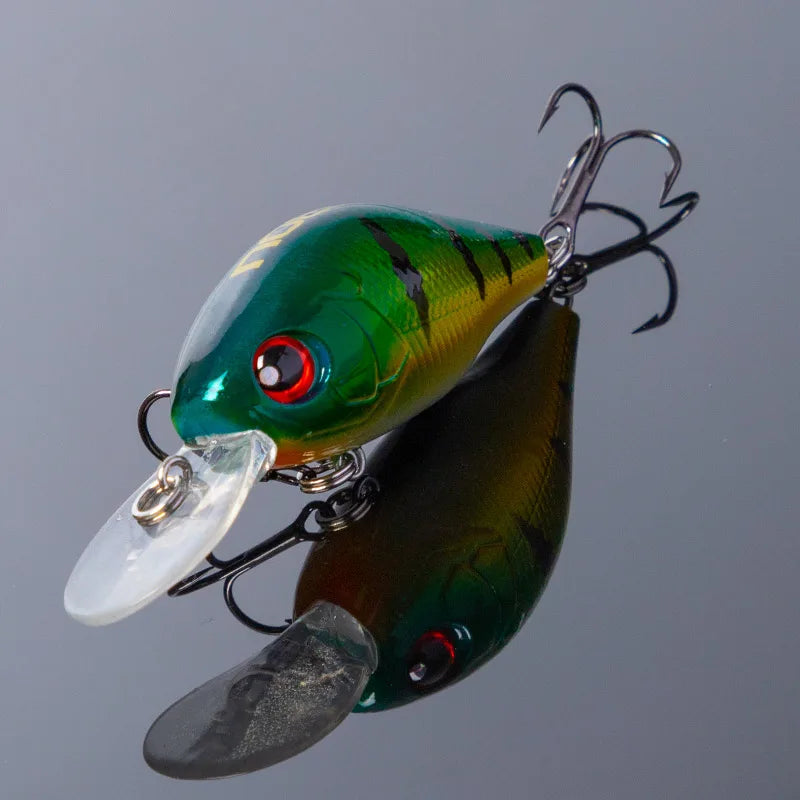 4.5cm 8g Floating Mini Crankbait Minnow Wobbler for Trout and Pike Fishing