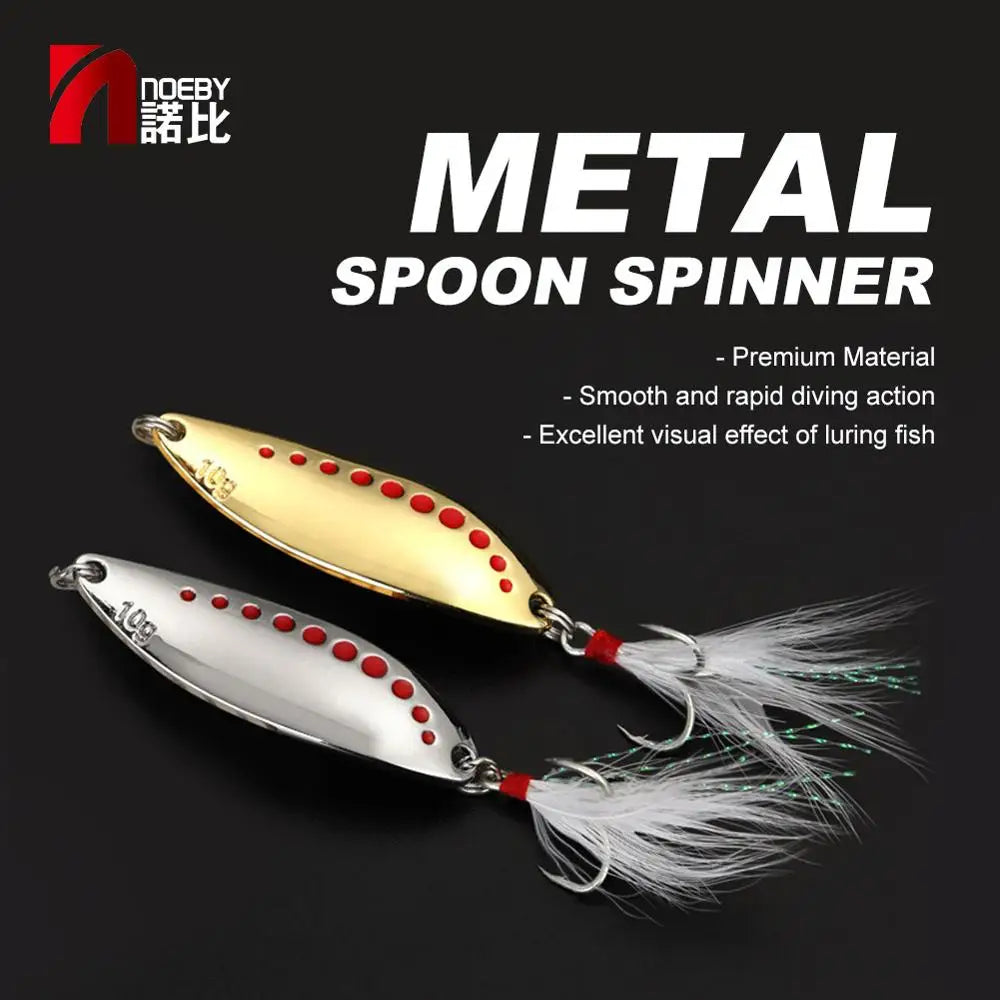 10g-20g Metal Spinner Spoon Lure for Pike Fishing
