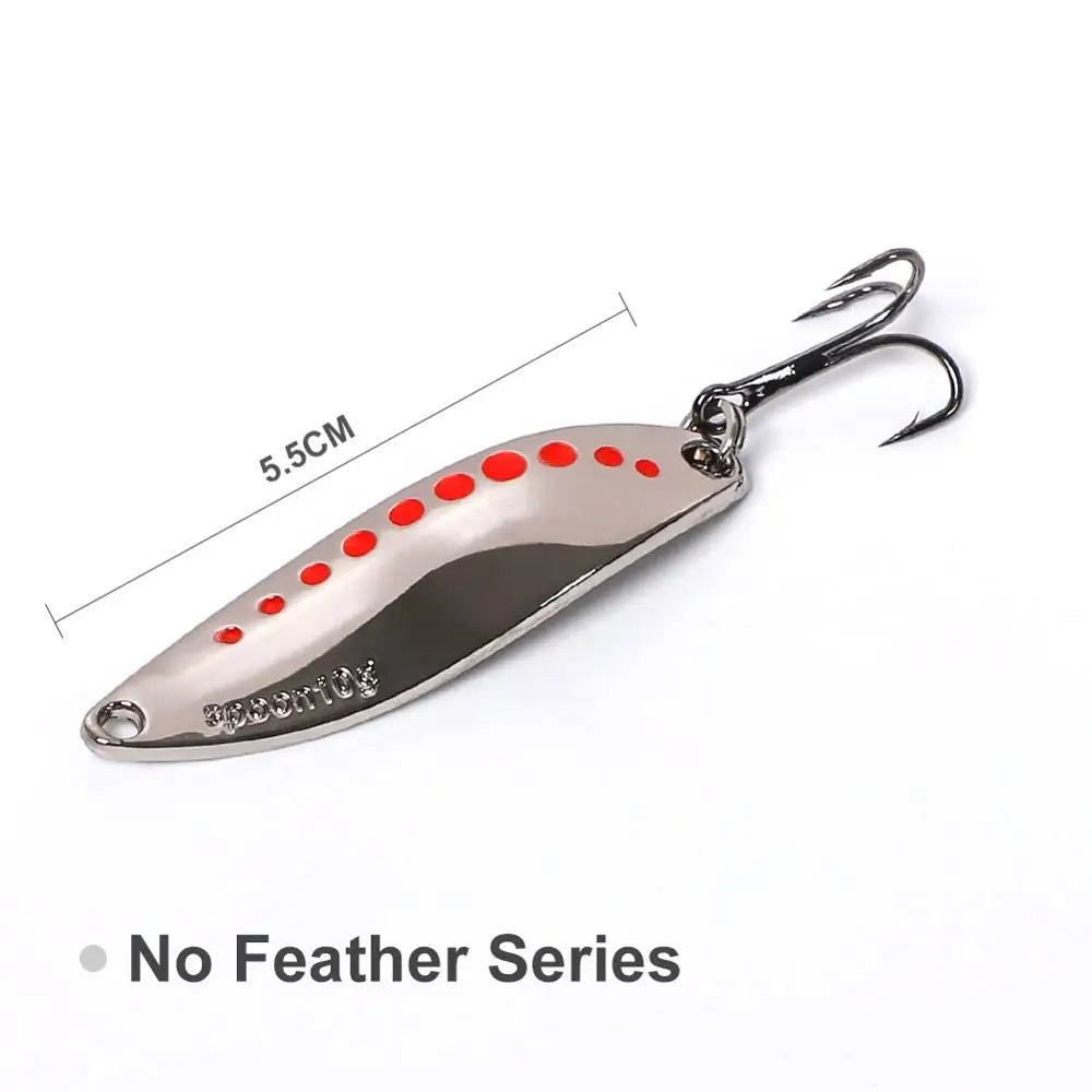 10g-20g Metal Spinner Spoon Lure for Pike Fishing
