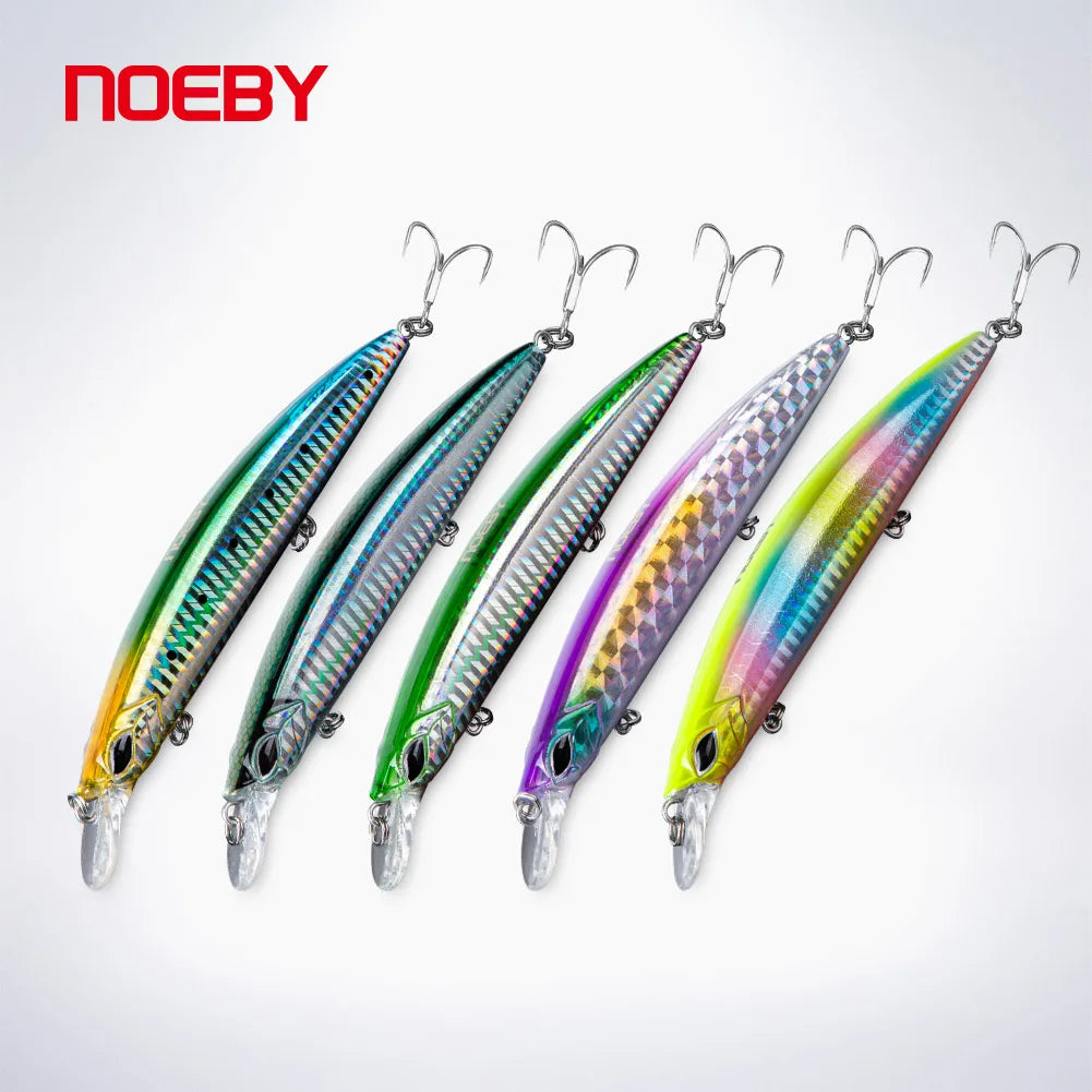 130mm 23g Floating Minnow Set for Sea Fishing