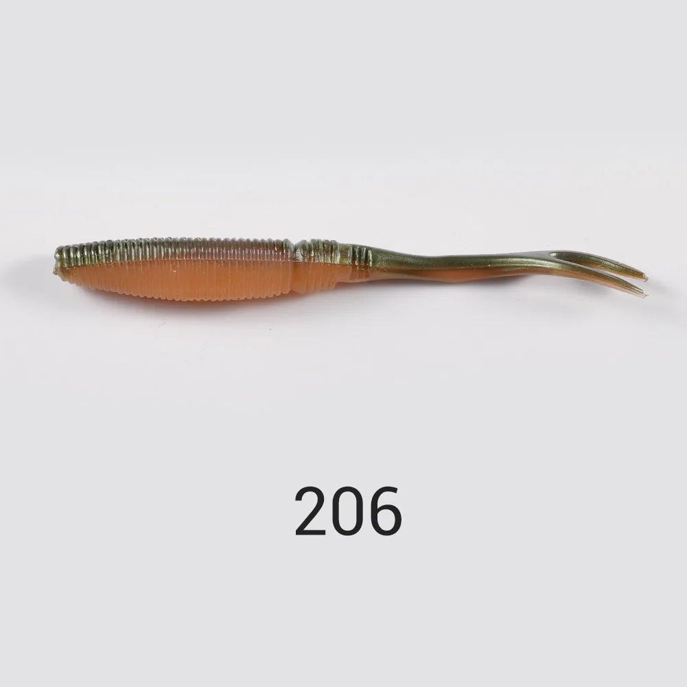 Pin Tail Silicone Jig Lure 7.5cm-12.5cm for Bass