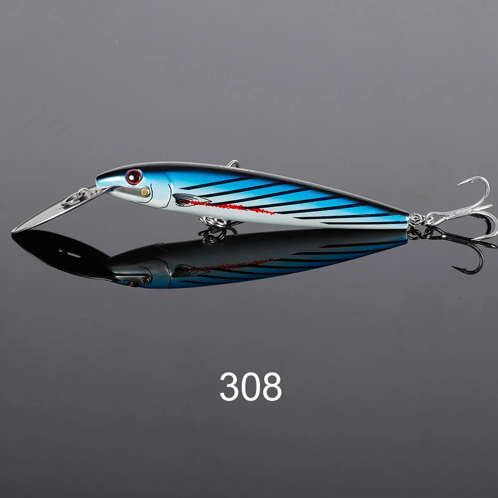 130mm 33g-225mm 76g Trolling Minnow Lure for Saltwater Fishing