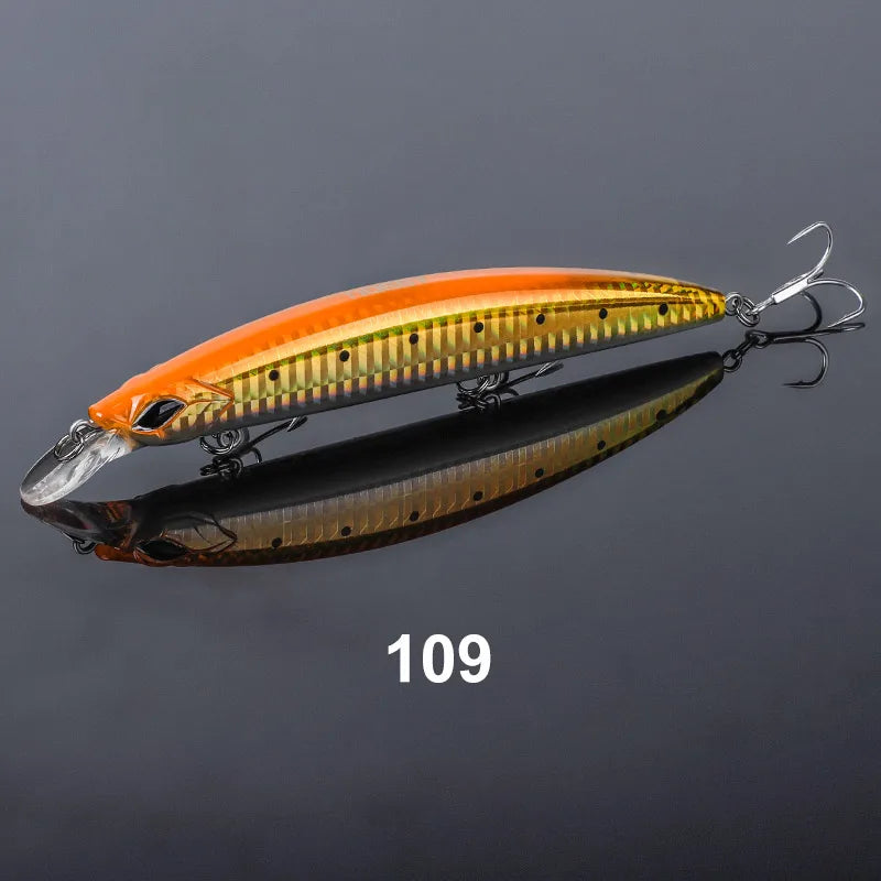 130mm 23g Floating Minnow Jerkbait for Sea Bass Fishing