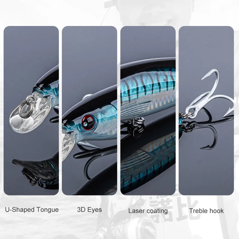140mm 39g Floating Minnow for Trolling and Sea Fishing