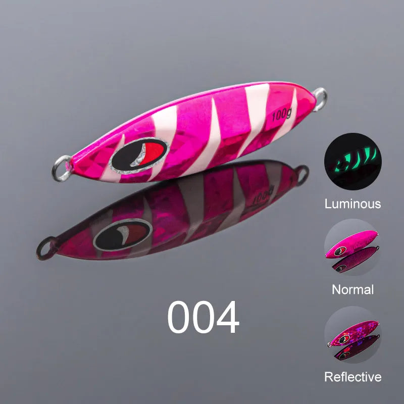 Metal Jig 100g-210g for Slow Jigging and Shore Casting