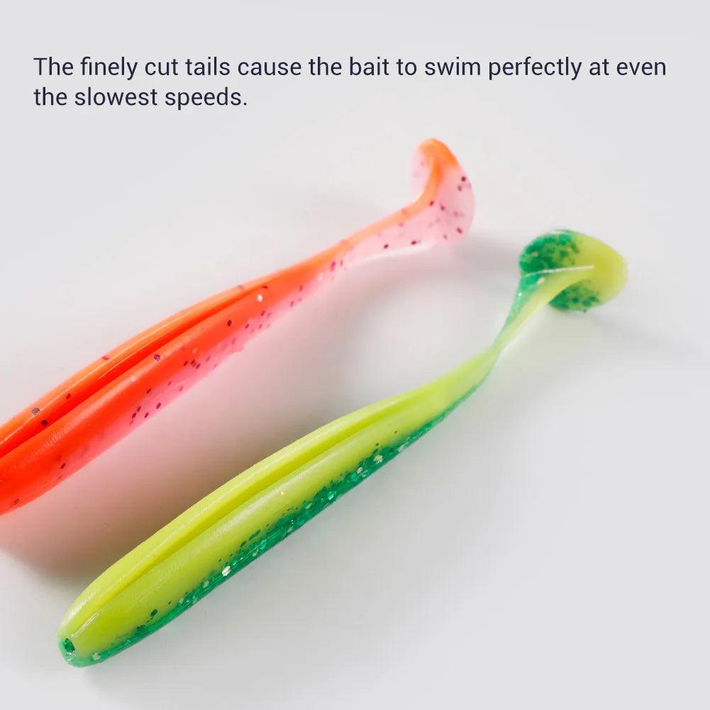 Easy Shiner Silicone Shad 5cm-9cm Soft Bait for Pike and Carp