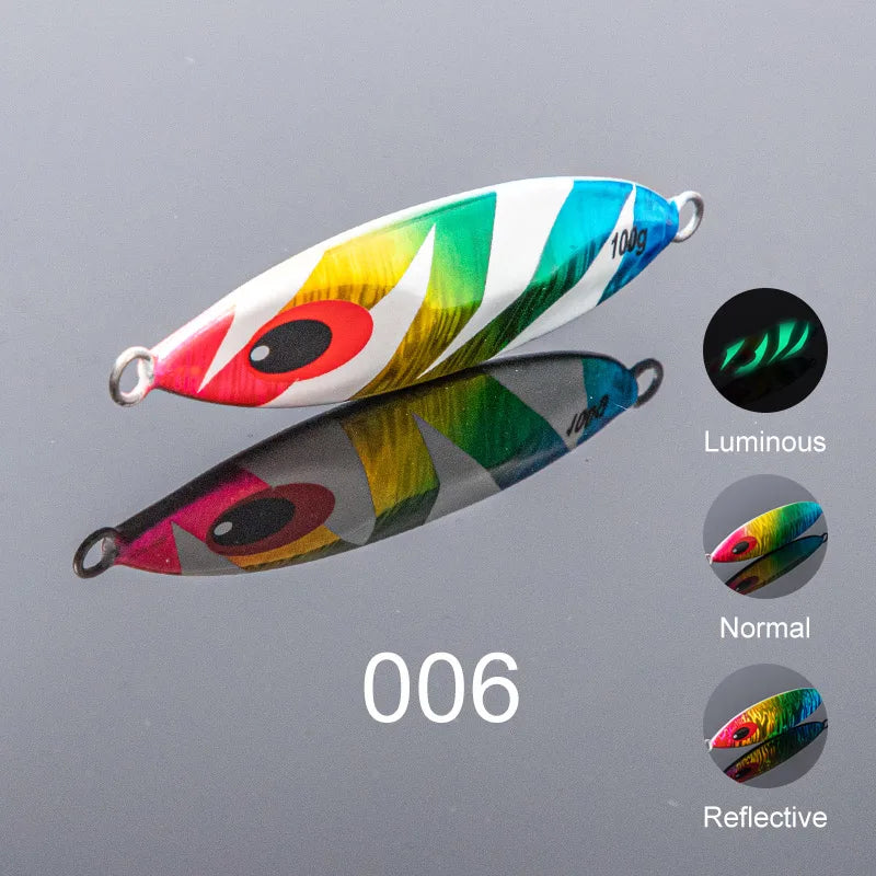 Metal Jig 100g-210g for Slow Jigging and Shore Casting