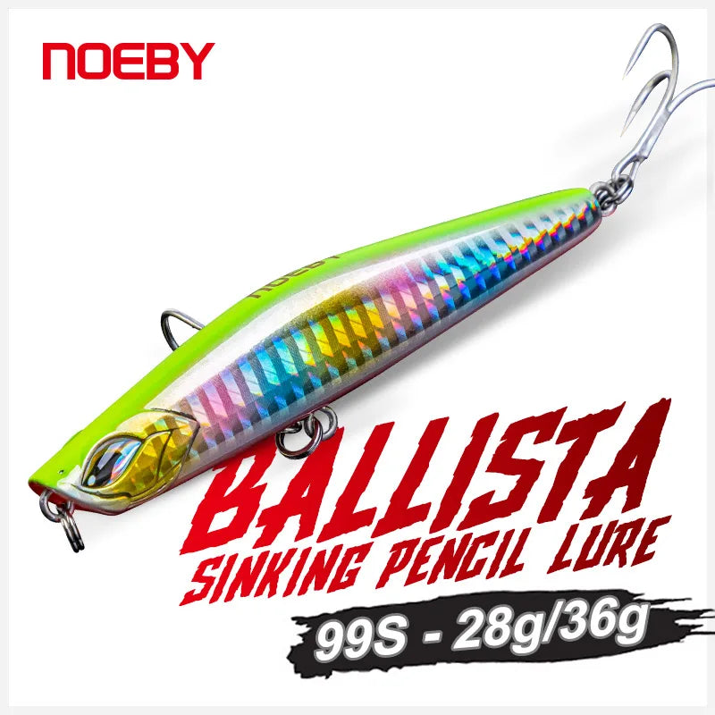 99mm 28g-36g Ballista Sinking Pencil Lure for Shore Casting and Saltwater Fishing