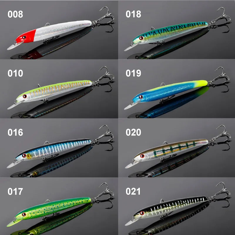 180mm 48g Trolling Minnow Deep Diver for Big Game Saltwater Fishing