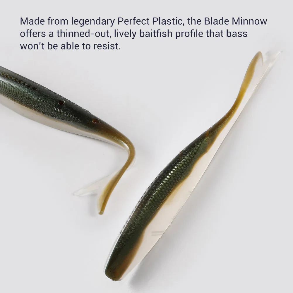Blade Minnow Soft Lure 9cm-11cm for Sea Bass Fishing