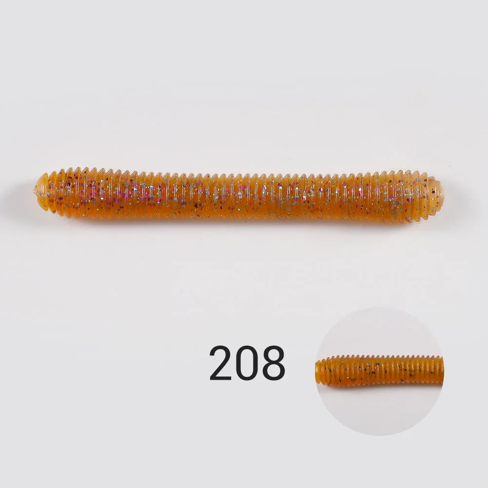 Silicone Stick Worm Soft Lure 11cm 8g for Bass and Pike Fishing