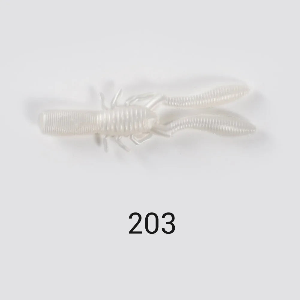 Bottle Shrimp Soft Bait 7.5cm 3.4g for Bass, Pike, and Trout Fishing