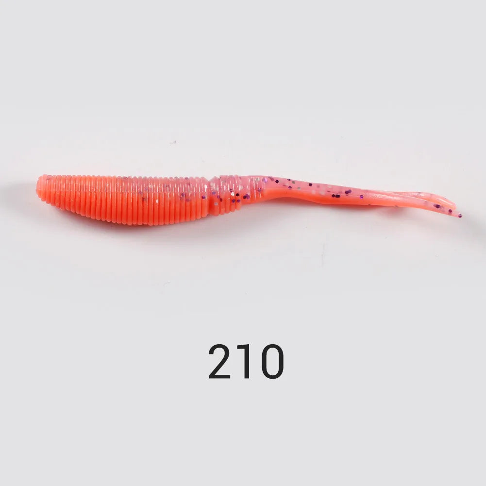 Pin Tail Silicone Jig Lure 7.5cm-12.5cm for Bass