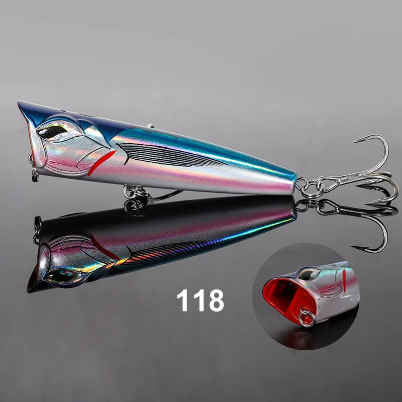 Popper Lure 12cm 41g-19cm 129g for Big Game GT and Tuna Fishing
