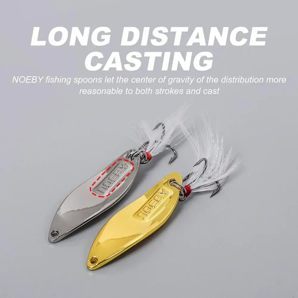 10g-20g Metal Spinner Spoon Lure for Pike Fishing