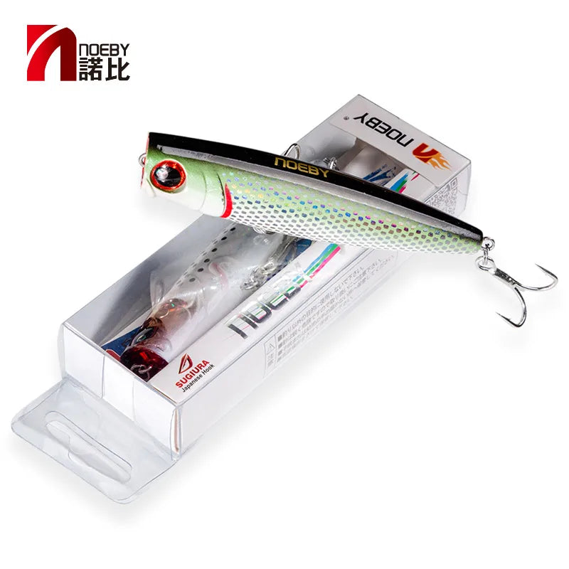 105mm 24g Popper Lure Set for Saltwater and Freshwater Fishing