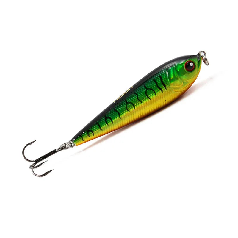 Pencil Fishing Lure 65mm 13.5g & 8cm 20.5g with 3D Eyes