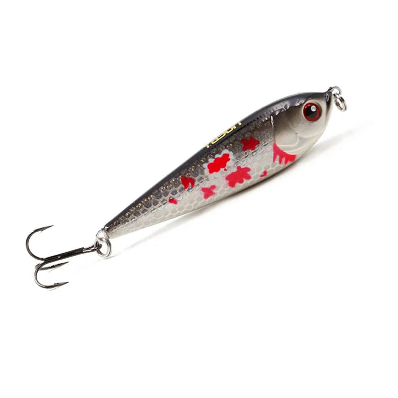 Pencil Fishing Lure 65mm 13.5g & 8cm 20.5g with 3D Eyes