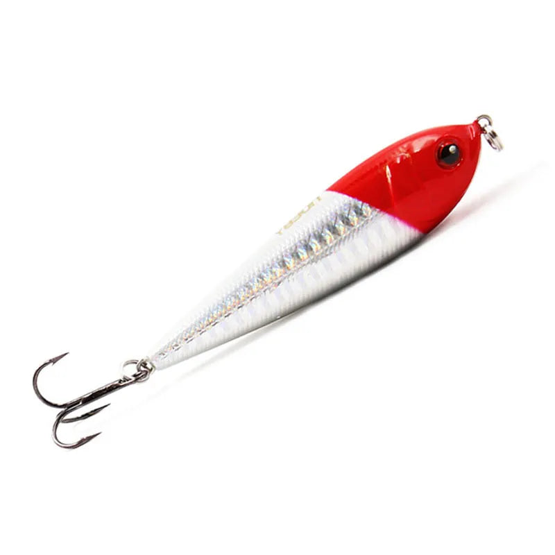 Pencil Fishing Lure 65mm 13.5g & 8cm 20.5g with 3D Eyes