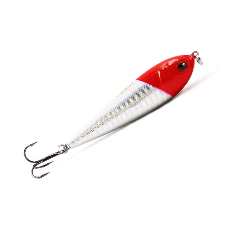 Pencil Fishing Lure 65mm 13.5g & 8cm 20.5g with 3D Eyes