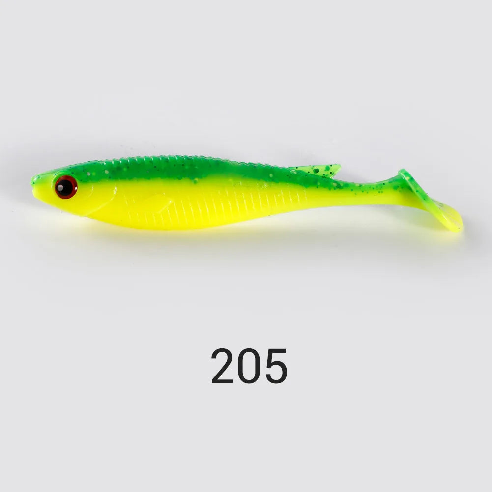 10cm 8g Soft Paddle Tail Shad Lures for Pike and Perch