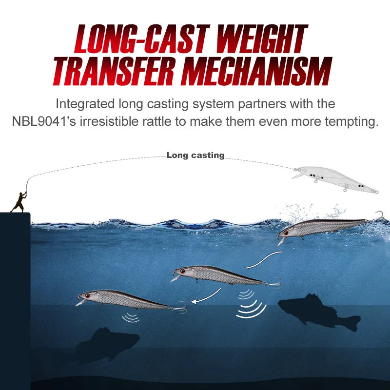 125mm 23g Floating Minnow Jerkbait for Pike and Bass Fishing