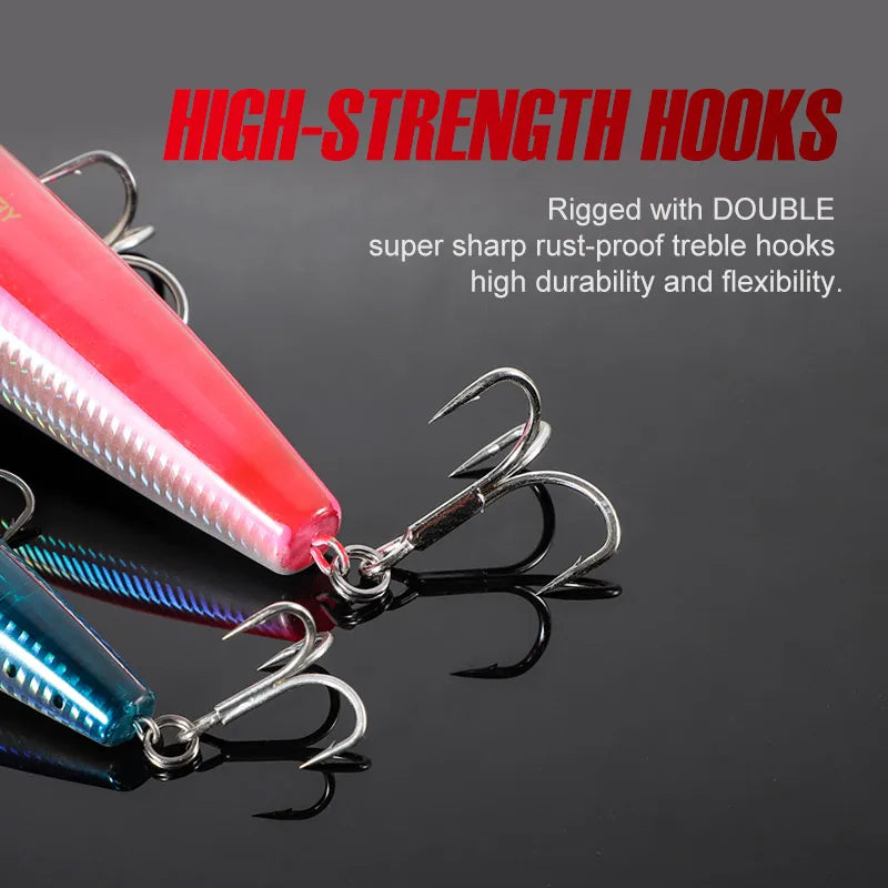 Popper Lure 12cm 41g-19cm 129g for Big Game GT and Tuna Fishing