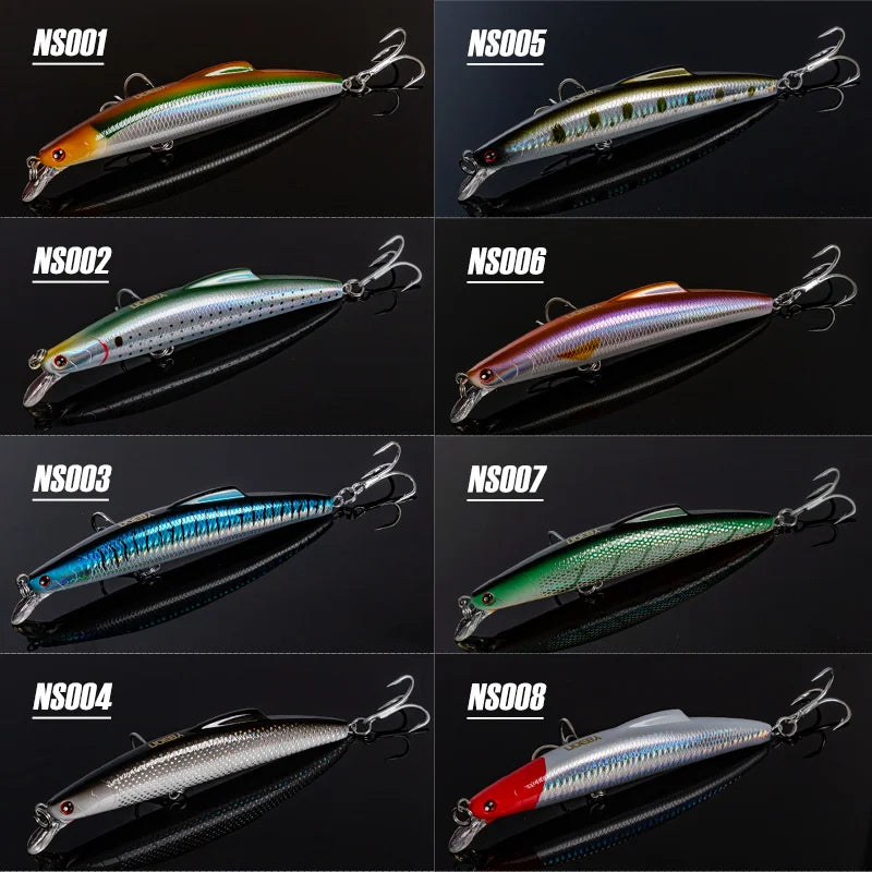 14cm 35g-16cm 60g Minnow Trolling Lure for Tuna Fishing