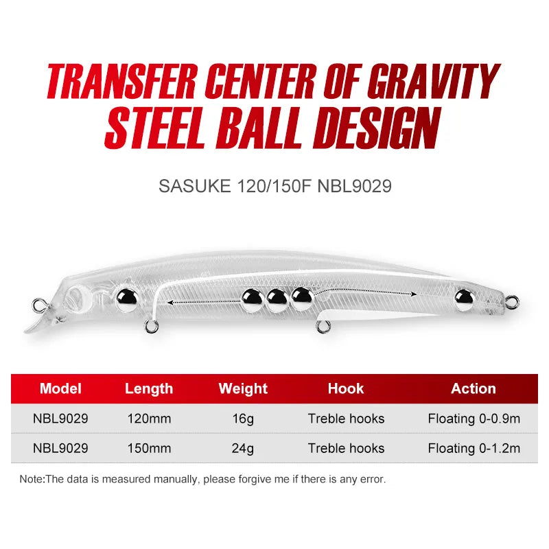 Sasuke Minnow Fishing Lures