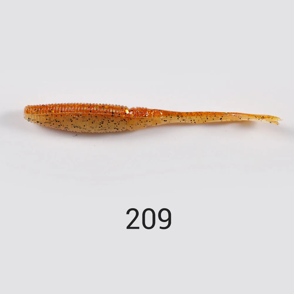 Pin Tail Silicone Jig Lure 7.5cm-12.5cm for Bass