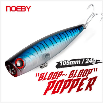 Topwater Popper Lure 105mm 24g for Sea Fishing
