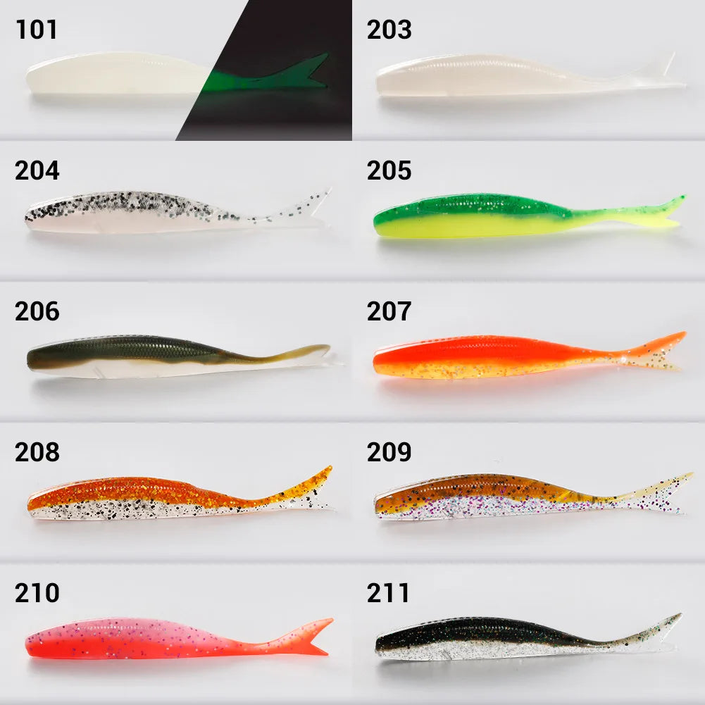 Blade Minnow Soft Lure 9cm-11cm for Sea Bass Fishing