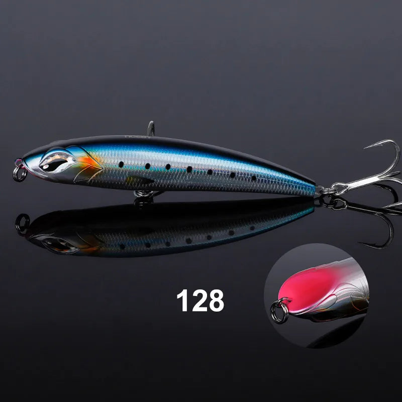 115mm 51g Sinking Pencil Lure for GT and Tuna Fishing