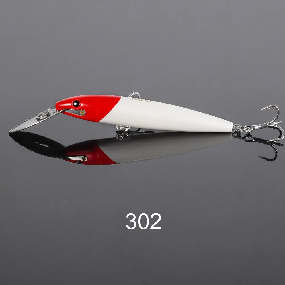 Deep Diving Minnow Lure 130mm 33g-225mm 76g for Sea Fishing