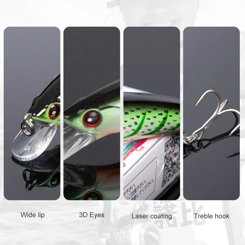 Sinking Jerkbait Wobblers Artificial Hard Bait Swimbait Seabass Saltwater Fishing Lures