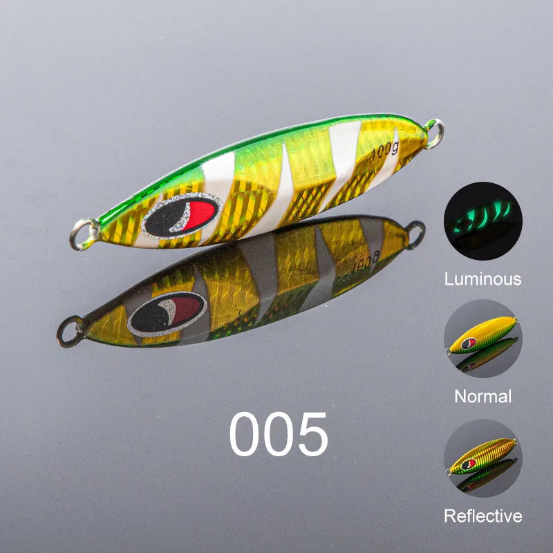 Metal Jig 100g-210g for Slow Jigging and Shore Casting