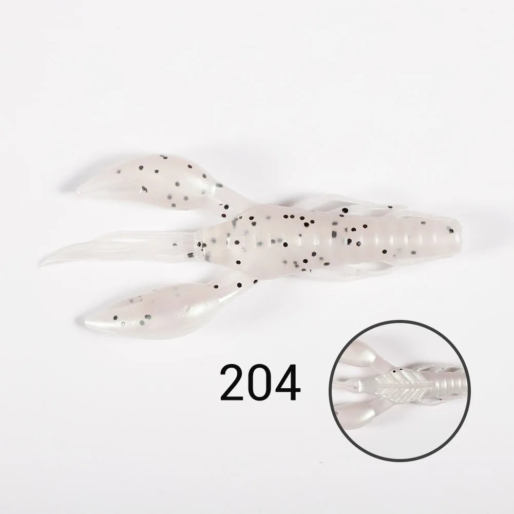 Soft Silicone Shrimp Lures 60mm-95mm for Bass Tackle