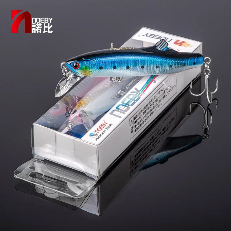 90mm 32g-120mm 70g Sinking Minnow Lure for Saltwater Fishing