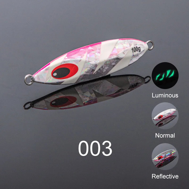Metal Jig 100g-210g for Slow Jigging and Shore Casting