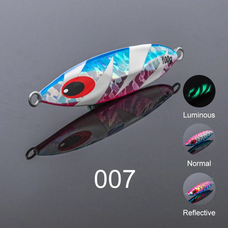 Metal Jig 100g-210g for Slow Jigging and Shore Casting