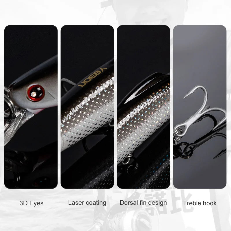 14cm 35g-16cm 60g Minnow Trolling Lure for Tuna Fishing